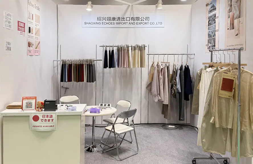 Shaoxing Echoes Textile Co., Ltd se exhibe en FaW TOKYO 2026 con una conclusión exitosa