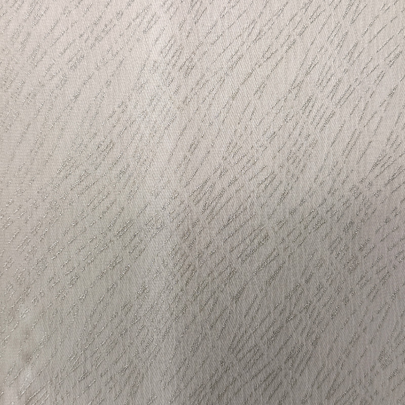 Tela Jacquard tipo acetato: rayas de lúrex con textura diagonal
